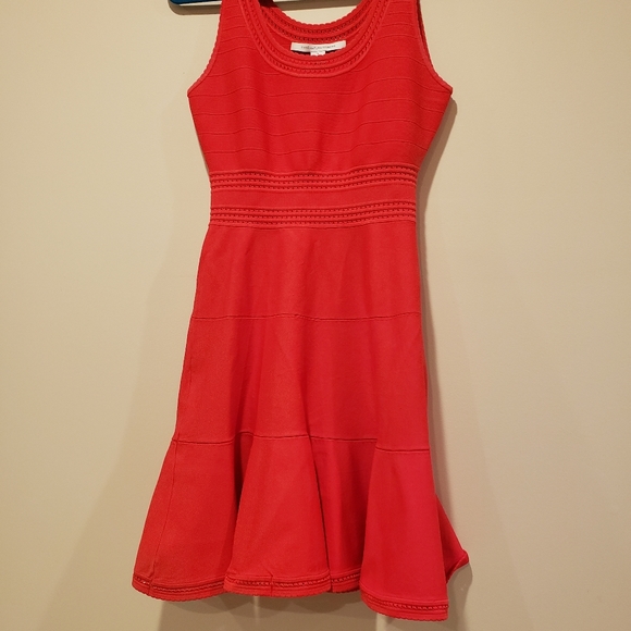 Diane Von Furstenburg Red Dress size small - Picture 6 of 7
